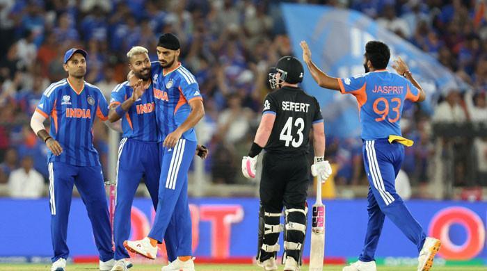 India clinch third T20 World Cup after 96-run victory over New Zealand