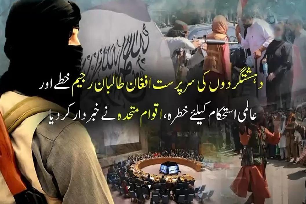 افغانستان میں دہشتگرد گروہوں کی موجودگی پر عالمی برداری کا ظہارِ تشویش، اقوام متحدہ کا انتباہ