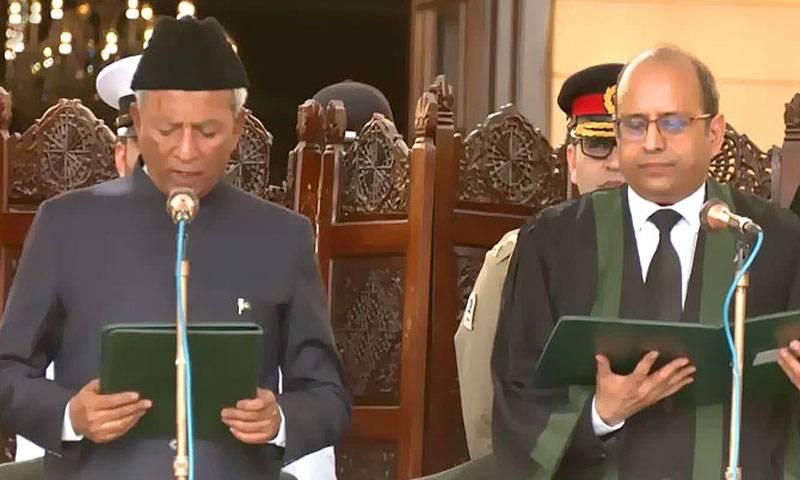 نومنتخب گورنر سندھ نہال ہاشمی نے اپنے عہدے کا حلف اٹھا لیا