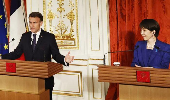 Japan, France agree to step up coordination on Hormuz, Iran war