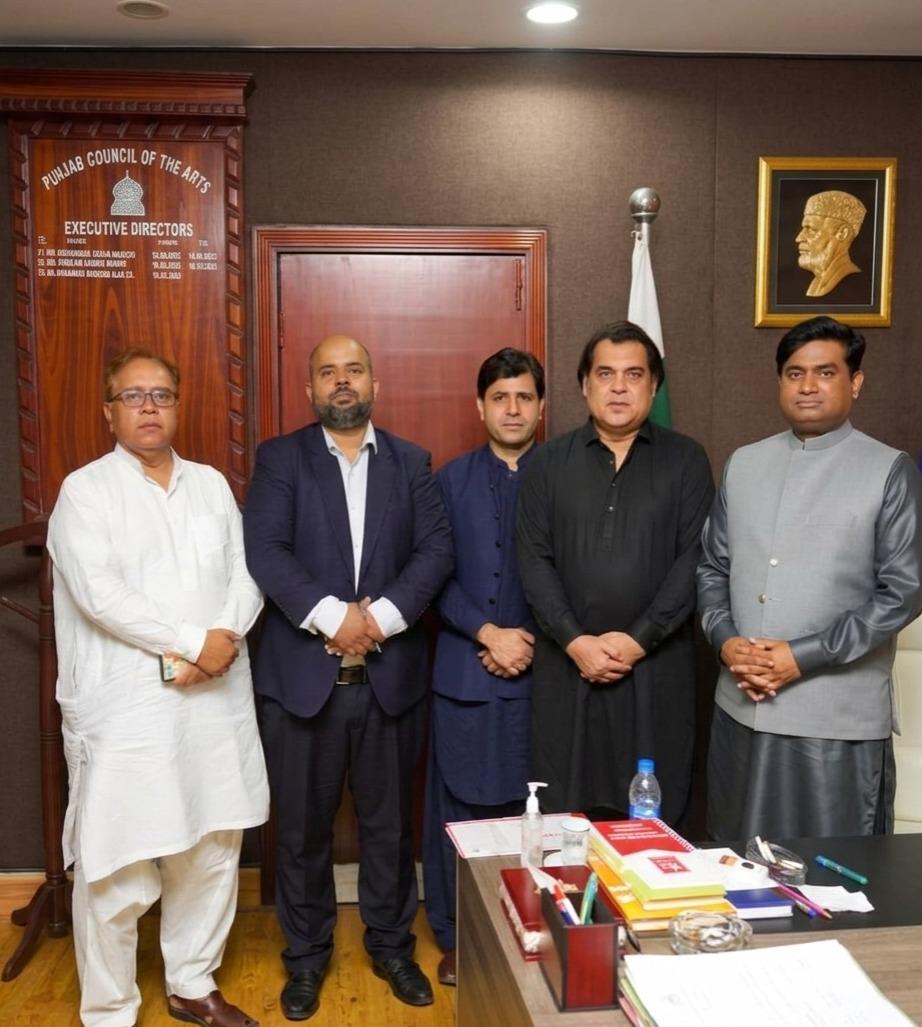 تھیٹر پروڈیوسرز کی پنجاب آرٹس کونسل کے ایگزیکٹو ڈائریکٹر محبوب عالم چودھری سے ملاقات 
