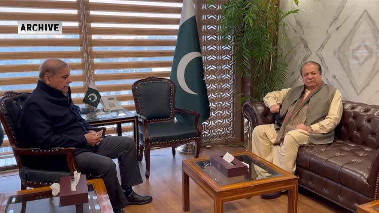 وزیر اعظم کی نواز شریف سے ملاقات،ملکی معاشی و سیاسی صورتحال پر تبادلہ خیال