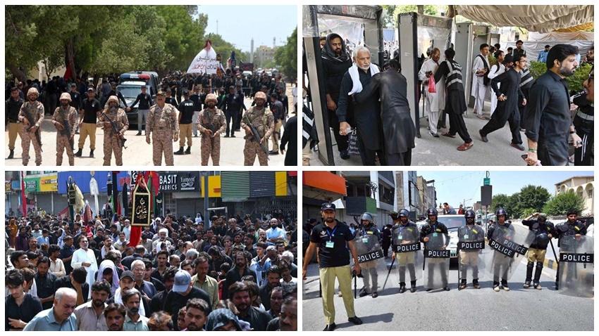 Ninth Muharram processions taken out across country amid tight security