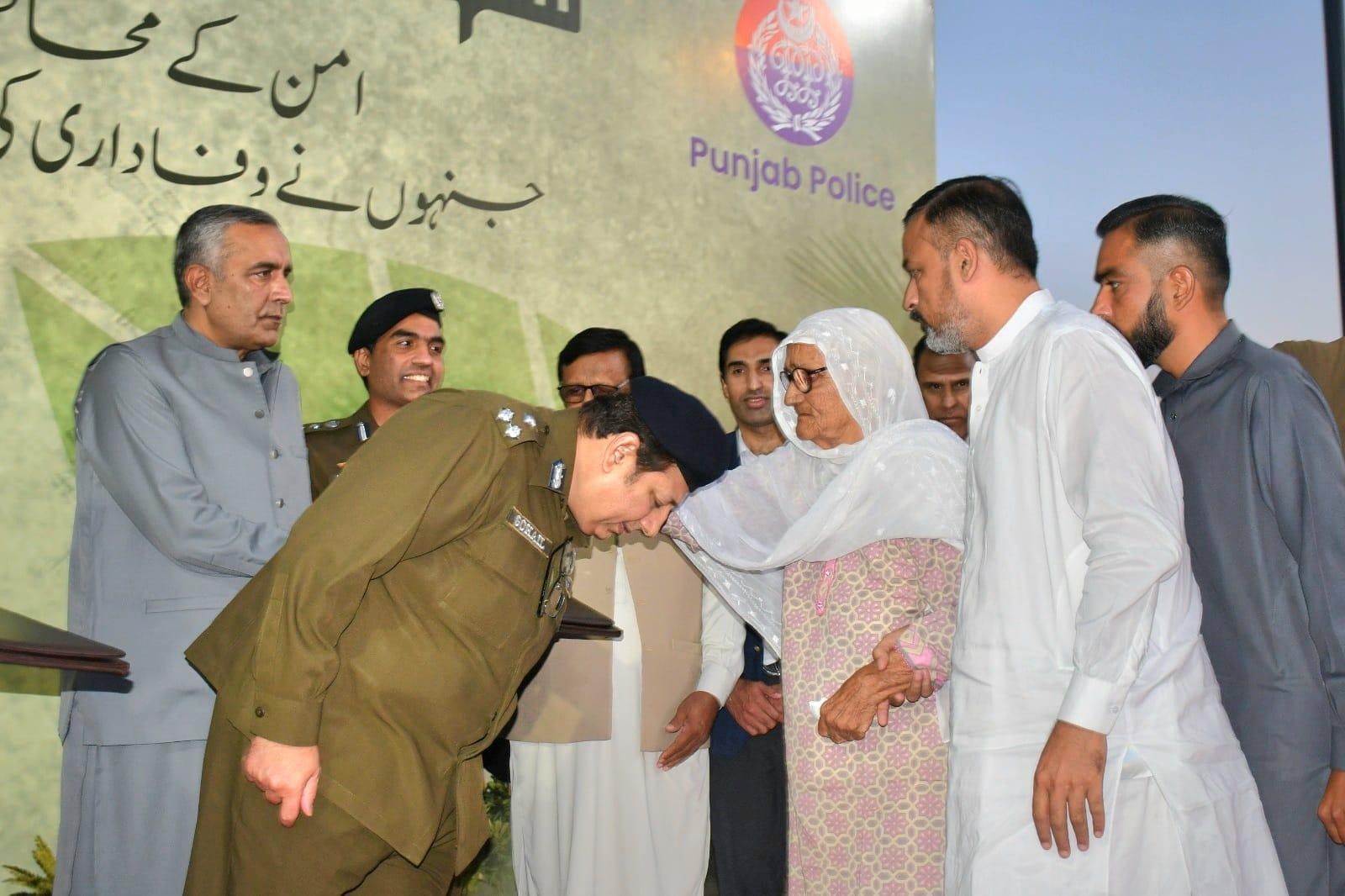 Plots allocated to families of eight police martyrs in Sargodha