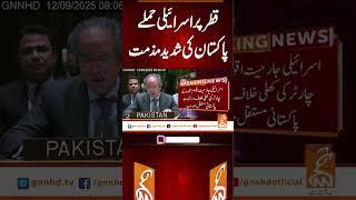 قطر پر اسرائیلی حملے پاکستان کی شدید مذمت #gnn #latest #updates #news #breaking  #israeil #qatar