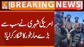 American citizen hunts the largest Markhor! | Breaking News | GNN