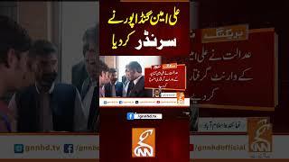 علی امین گنڈا پور نے سرنڈر کر دیا  #gnn #breakingnews #headlines #updates   #latest