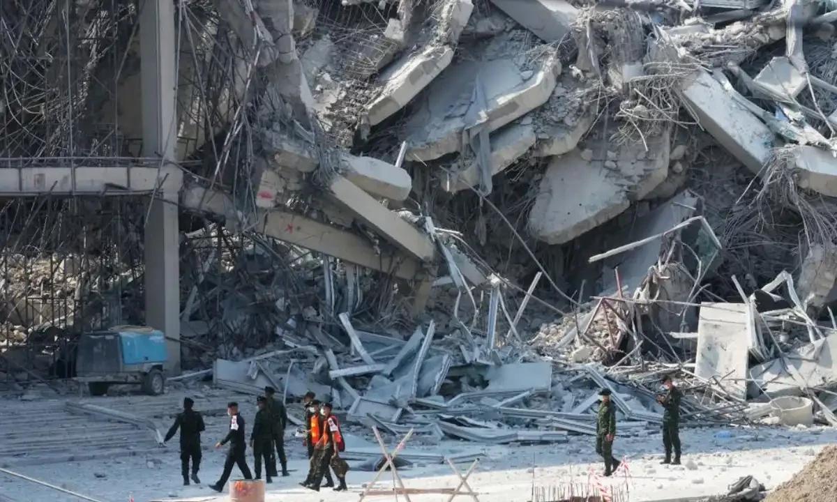 میانمار اور تھائی لینڈ میں آنے والے حالیہ زلزلے کی شدت 334 ایٹم بموں کے برابر