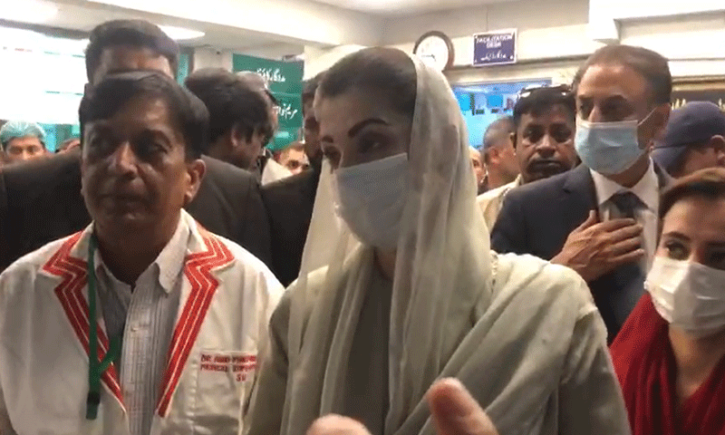 وزیر اعلی پنجاب مریم نواز کا سروسز اسپتال کا اچانک دورہ