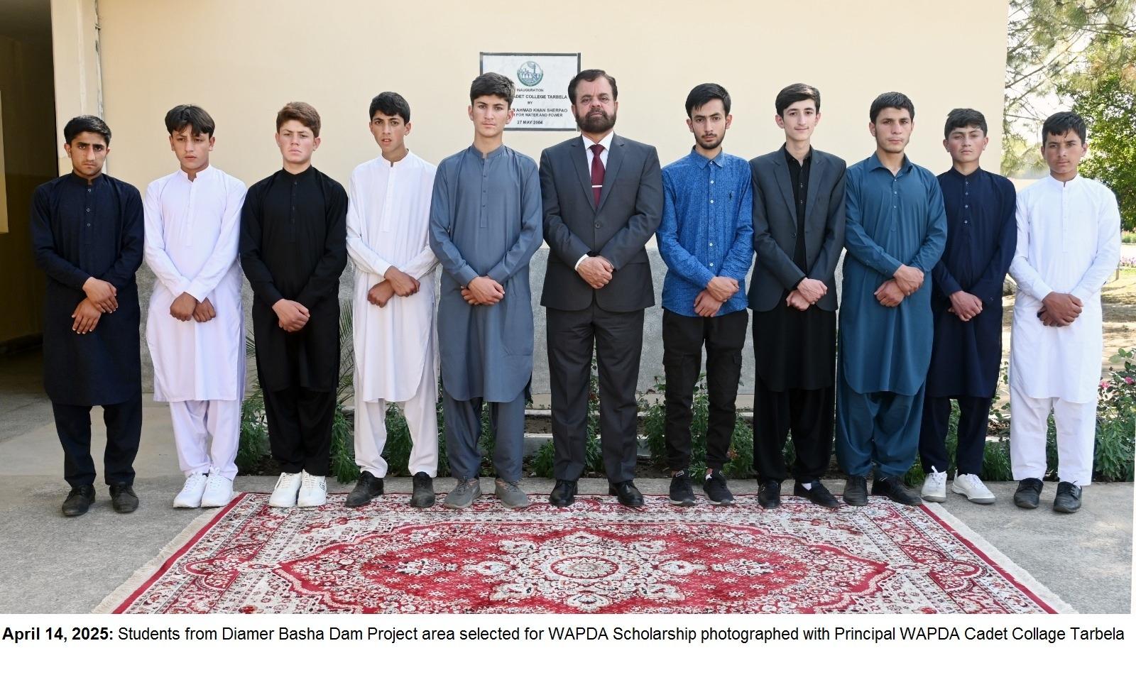 دیامر کے 10 طلباء کا واپڈا کی جانب سے مکمل سپانسرشپ پر کیڈٹ کالج تربیلا میں داخلہ