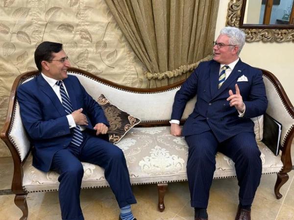 چیئرمین پی ٹی آئی گوہر علی خان کی امریکی نائب سفیر سے ملاقات