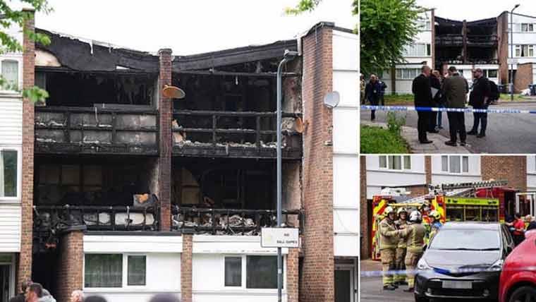 شمالی لندن: گھر میں آتشزدگی سے پاکستانی خاتون 3 بچوں سمیت جاں بحق،ایک شخص گرفتار