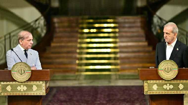 پاکستان پرامن ملک ہے،خطےمیں امن وسلامتی کی خاطر بات چیت کے لیے تیار ہیں،شہباز شریف