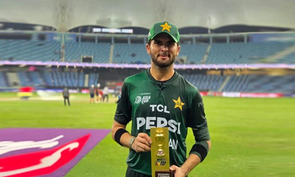 Shaheen Afridi wins 10th Man of the Match award in T20 cricket