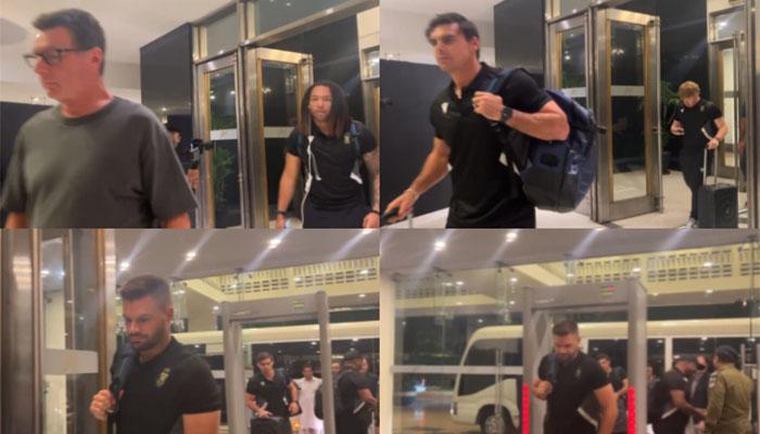 جنوبی افریقہ کی ٹیسٹ کرکٹ ٹیم کے کھلاڑی لاہور پہنچ گئے