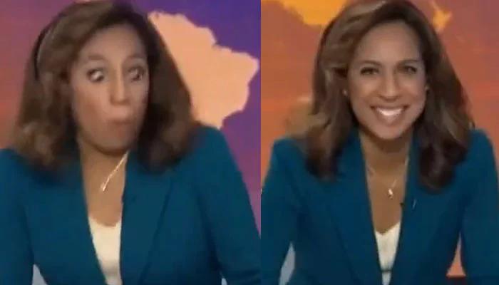 عرب چینل کے اسٹوڈیو میں چوہا گھس آیا، پریزنٹر کا ردعمل وائرل