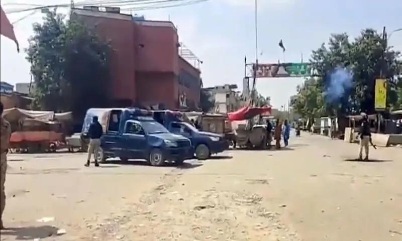 لاہور کے بعد کراچی میں مذہبی سیاسی جماعت کا احتجاج اور جلاؤ گھیراؤ، مختلف سڑکیں بند