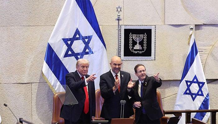 اسرائیلی یرغمالیوں کی رہائی "تاریخ ساز لمحہ ہے ، ٹرمپ