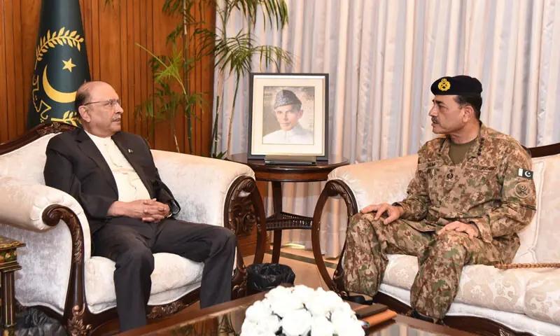 صدر مملکت سے آرمی چیف کی ملاقات، ملکی سیکیورٹی صورتحال پر تفصیلی گفتگو
