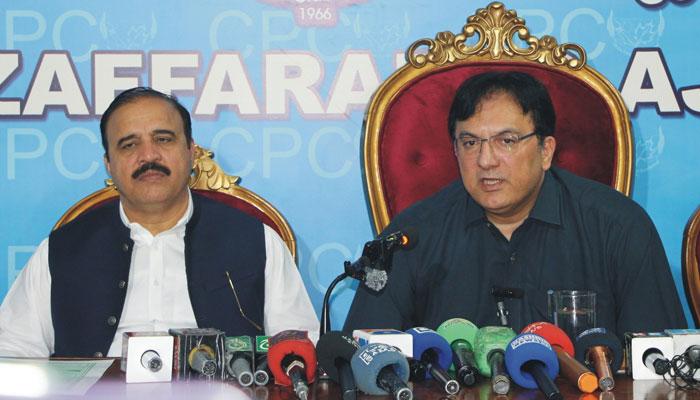 آزاد کشمیر کے دو وزرا مستعفی، وزیراعظم آزاد کشمیر پر سنگین الزامات