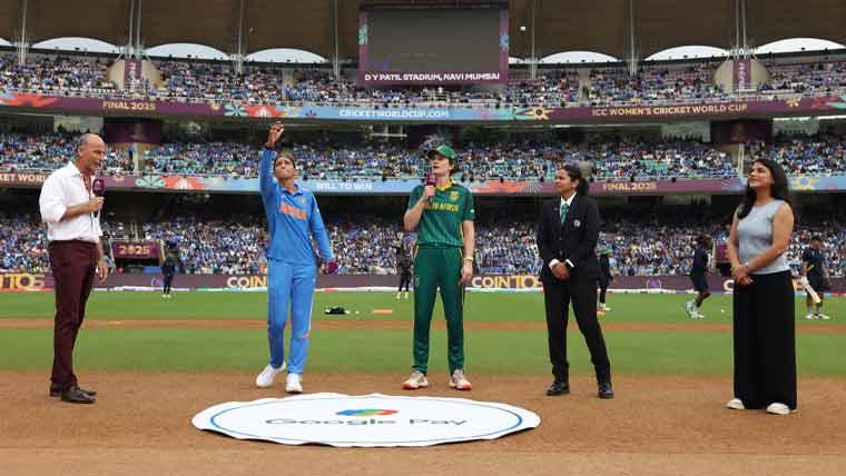 آئی سی سی ویمنز ورلڈکپ فائنل : جنوبی افریقا کابھارت کے خلاف ٹاس جیت کرفیلڈنگ کا فیصلہ