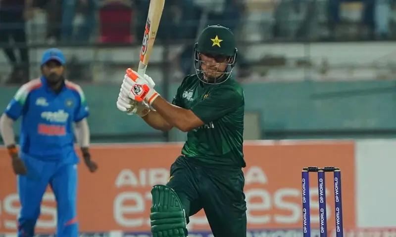 رائزنگ اسٹار ایشیا کپ: پاکستان شاہینوں کی شاندار بلے بازی بھارت اے کو 8 وکٹوں سے شکست