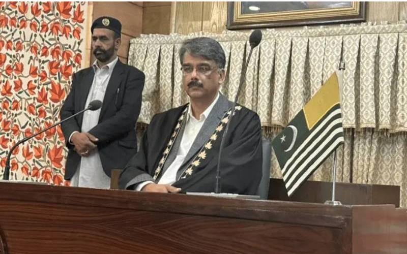 مظفر آباد: وزیراعظم آزاد کشمیر کے خلاف تحریک عدم اعتماد پر ووٹنگ، قانون ساز اسمبلی کا اجلاس شروع