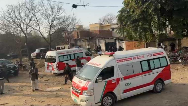 اسلام آباد: شادی والے گھر میں گیس لیکج دھماکہ، دولہا دلہن سمیت 8 افراد جاں بحق،متعدد زخمی