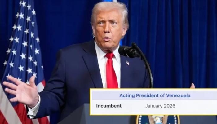 ٹرمپ نے خود کو وینزویلا کا قائم مقام صدر ڈکلیئر کردیا