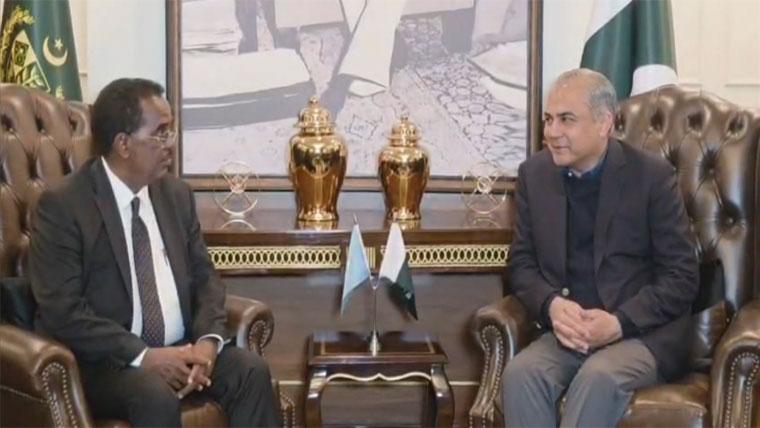 محسن نقوی سے صومالی وزیر داخلہ کی ملاقات، دہشت گردی ،انتہا پسندی کے خلاف مشترکہ حکمت عملی پر اتفاق