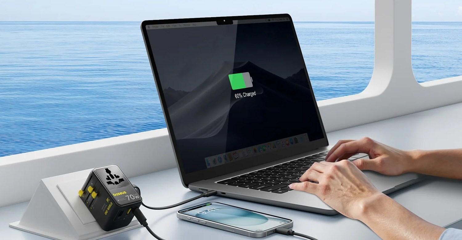 Baseus’ retractable, 6-in-1 travel adapter is on sale for its lowest price to date