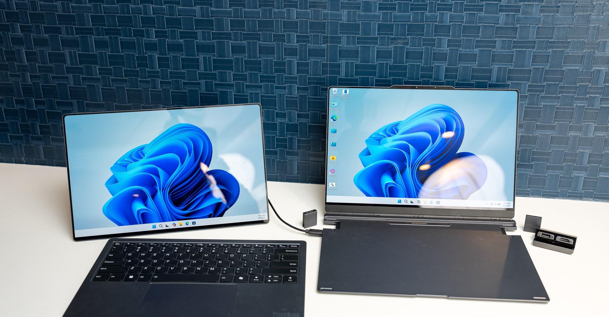 Lenovo made a Framework-like laptop with modular ports — and a second screen