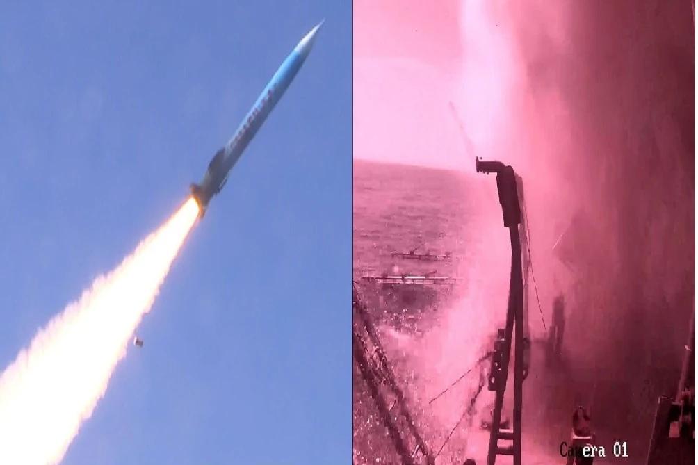 پاک بحریہ کا مقامی طور پر تیار کردہ اینٹی شپ بیلسٹک میزائل کی لائیو فائرنگ کا کامیاب تجربہ