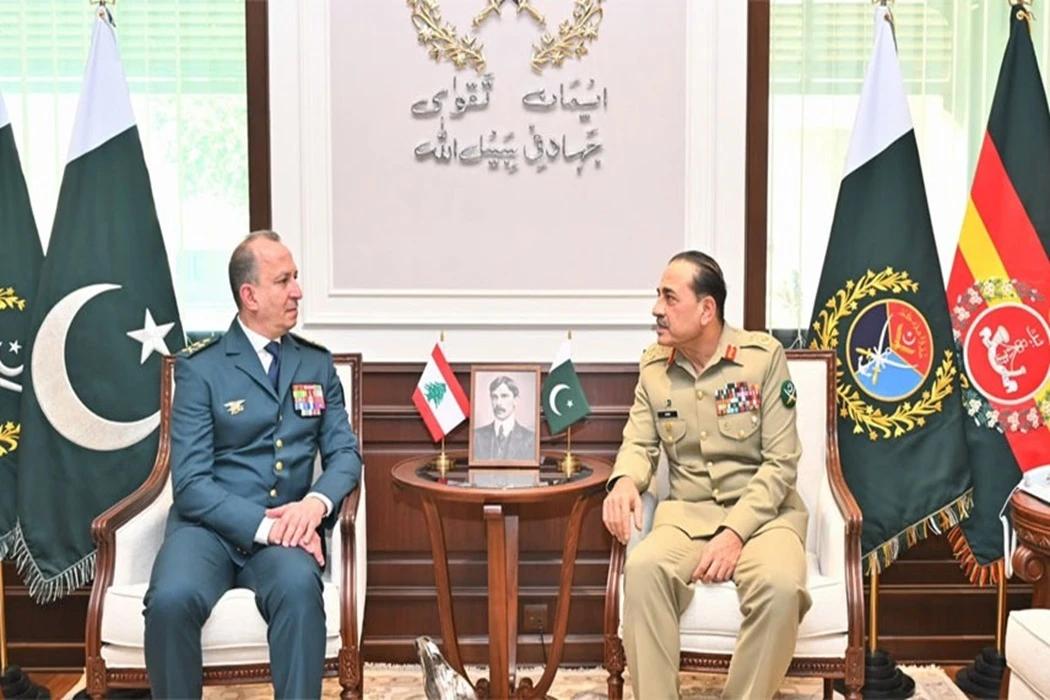 Field Marshal meets Lebanese Army Chief, pledges to expand defense cooperation