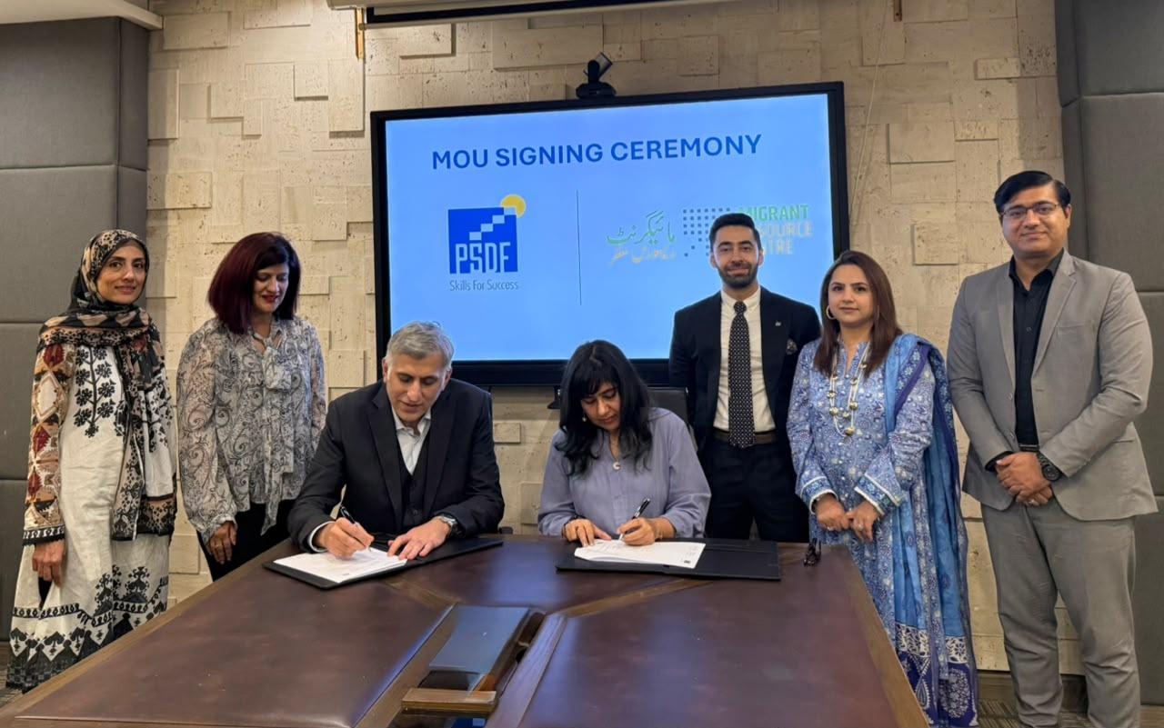 PSDF, Migrant Resource Centre Pakistan partner to strengthen safe migration pathways for skilled youth