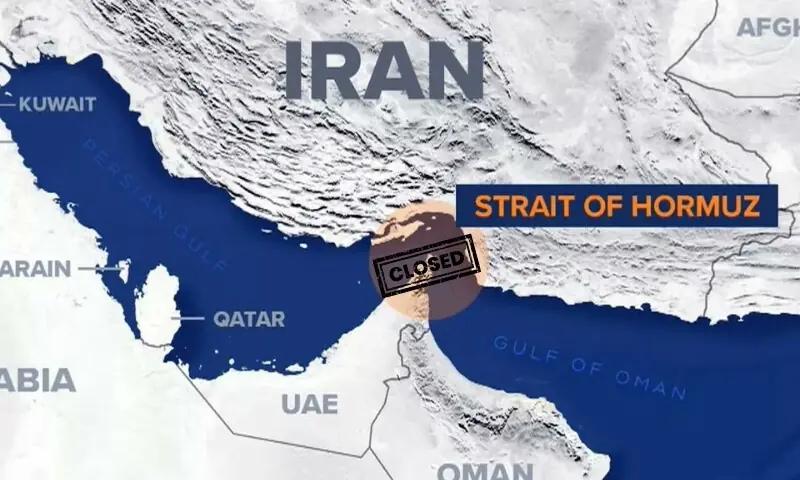 سیز فائر معاہدے کی خلاف ورزی،ایران نے آبنائے ہرمز دوبارہ بند کرنےکا اعلان کردیا