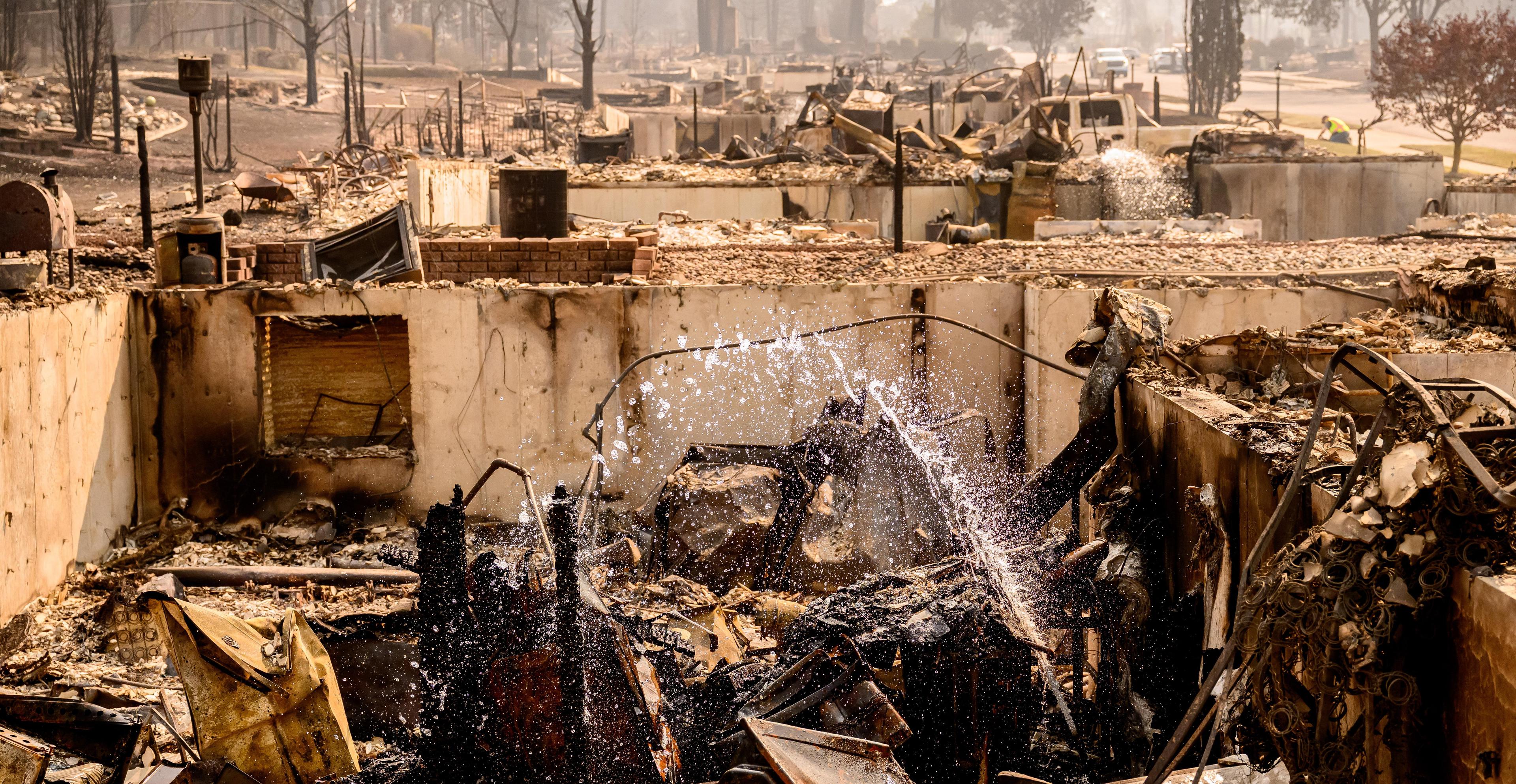 Wildfires come for the suburbs