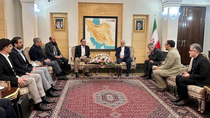 فیلڈ مارشل عاصم منیر کی تہران میں وزیر داخلہ اسکندر مومنی سے ملاقات