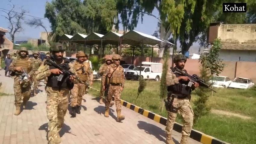 کوہاٹ پولیس لائنز مسجد دھماکے میں ملوث تمام سات خوارج ہلاک