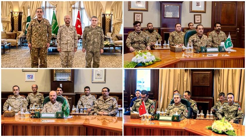Pakistani, Saudi, Turkish military chiefs discuss ways to back KSA under Makkah defence pact