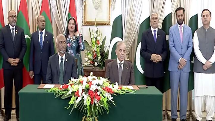 Pakistan, Maldives agree to enhance bilateral trade volume from $13mn to $200mn in next two years