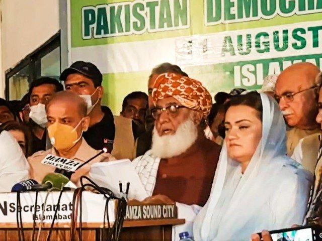 پی ڈی ایم کا حکومت کے خلاف ملک گیرجلسوں کا فیصلہ 