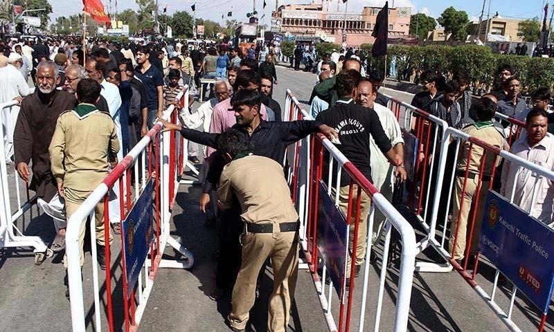 نو محرم الحرام، ملک میں مجالس اور جلوس، سیکیورٹی کے سخت انتظامات