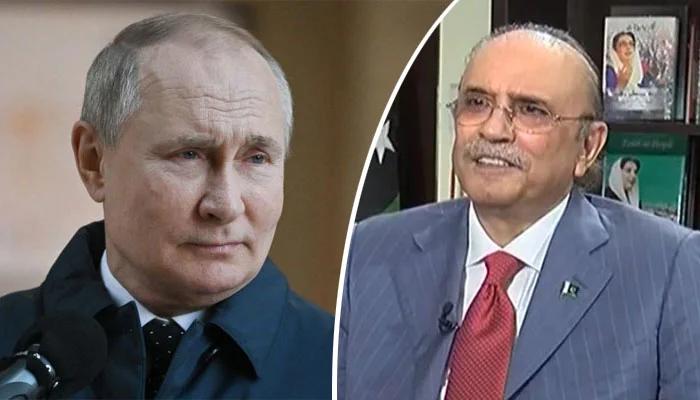 President Zardari congratulates Putin on assuming office