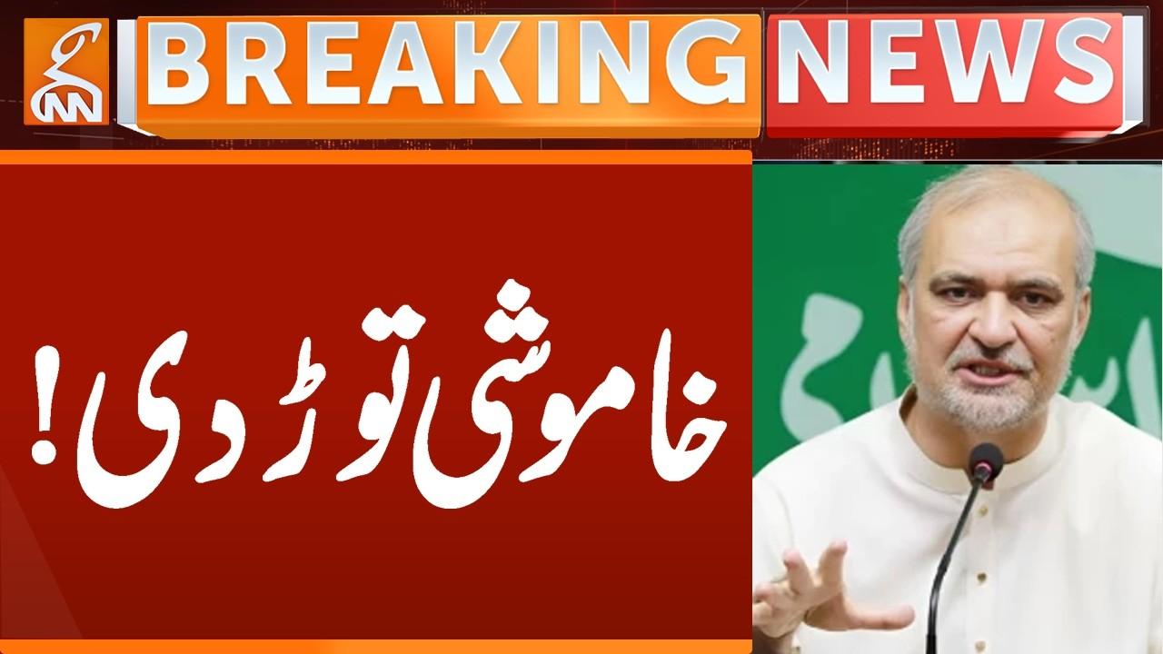 This video image about Hafiz Naeem BIG Statement | Breaking News | GNN