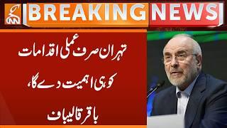 Tehran will only give Importance to Practical Measures, Baqir Qalibaf | Breaking News | GNN
