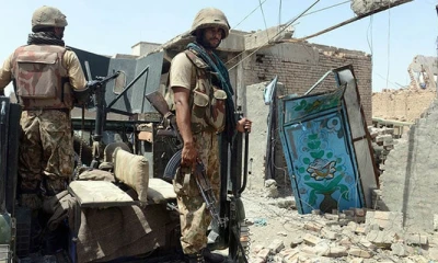 Six terrorists killed in D I Khan, N Waziristan IBOs: ISPR